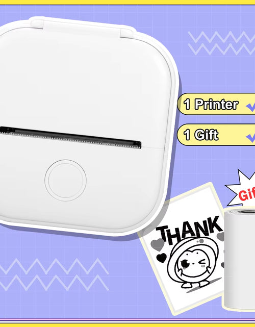 Load image into Gallery viewer, Phomemo T02 Pocket Printer Portable Thermal Printer Inkless Stickers Maker Mini Wireless Printer for Home School Office
