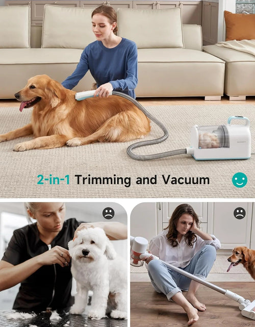 Load image into Gallery viewer, Pet Grooming Kit, Dog Clippers Tools Grooming Vacuum, Dog Hair Vacuum Suction,
