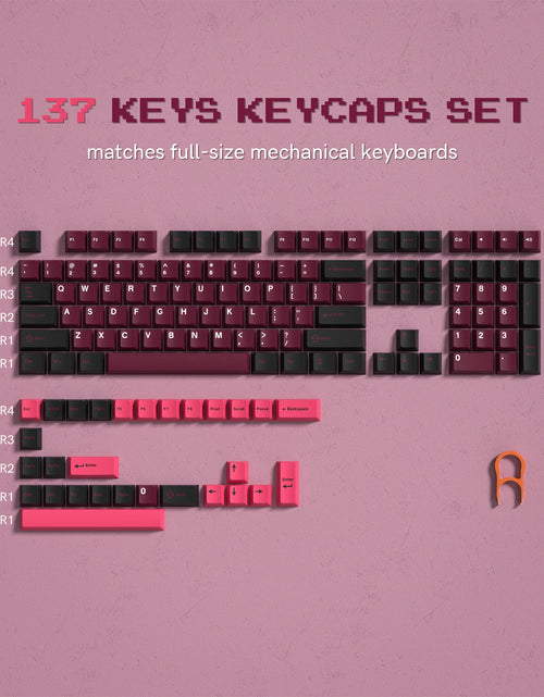 Load image into Gallery viewer, 168 Keys Double Shot PBT Keycap Custom Keycap Cherry Profile Keyboard Keycaps for Cherry Gateron MX Switches Gaming Keyboard
