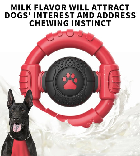 Extreme Tough Dog Chew Toys for Aggressive Chewers, Extra Durable Dog Squeaky Toys for Medium Breed, Indestructible Nylon Dog Toys for Large Dogs, Keep Dogs Busy
