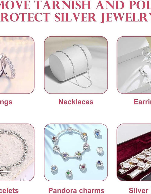 Load image into Gallery viewer, JSP Gold Silver Jewelry Cleaner Solution Diamond Gem Dip Liquid Basket Brush
