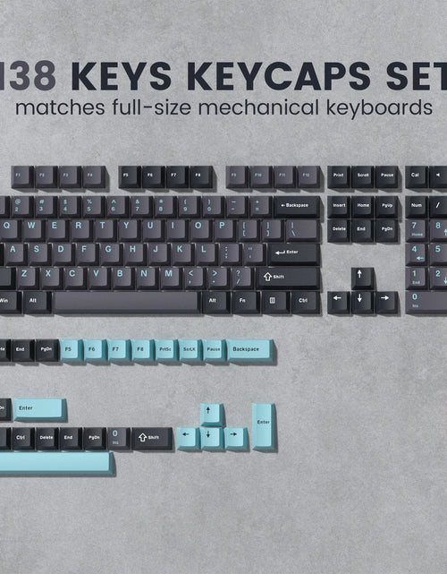 Load image into Gallery viewer, 168 Keys Double Shot PBT Keycap Custom Keycap Cherry Profile Keyboard Keycaps for Cherry Gateron MX Switches Gaming Keyboard
