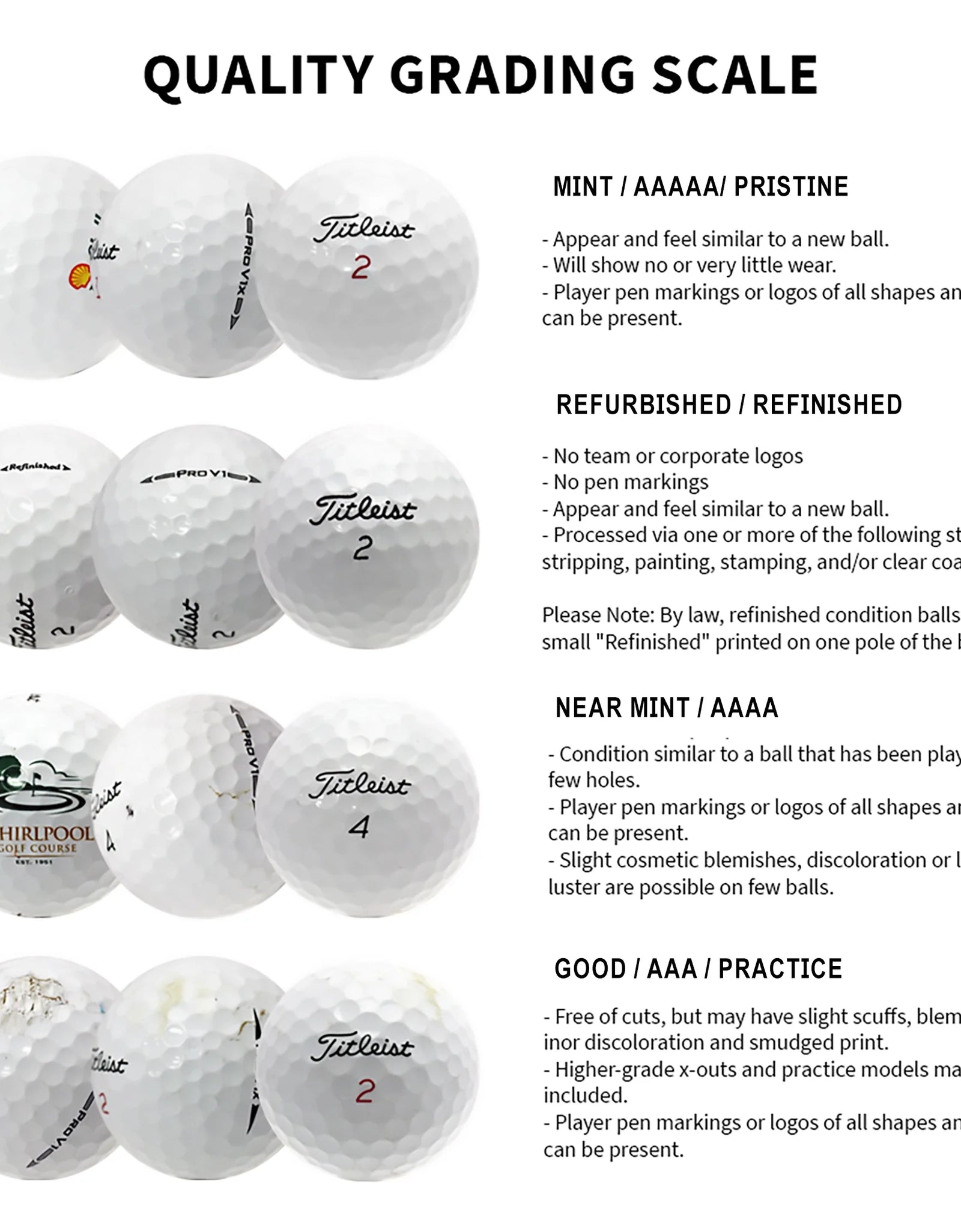 Golf Tour B330-RXS Golf Balls, Mint Quality, 12 Pack, by Hunter Golf