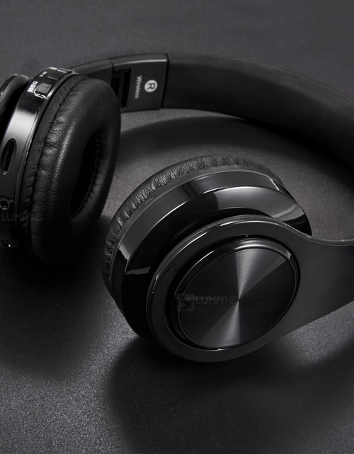 Load image into Gallery viewer, Bluetooth Headphones over Ear, LUXMO Wireless Noise Cancelling Headphones Foldable Stereo Headset with Mic, Rechargeable Headphones Handsfree Headphones for PC, Laptops and Smartphones
