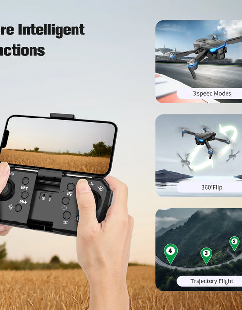 Load image into Gallery viewer, 3PC Battery RC Drone 4K Professional Dual Camera 6CH Foldable Drone Obstacle Avoidance RC Quadcopter Helicopter Toys for Kids Boys
