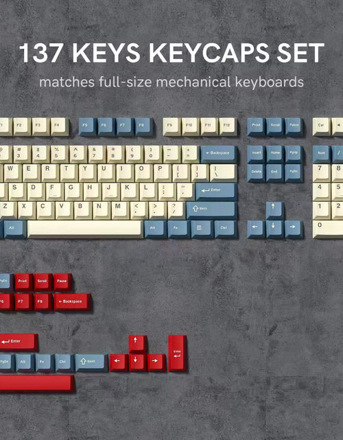 Load image into Gallery viewer, 168 Keys Double Shot PBT Keycap Custom Keycap Cherry Profile Keyboard Keycaps for Cherry Gateron MX Switches Gaming Keyboard
