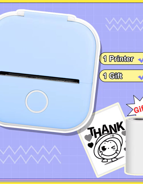 Load image into Gallery viewer, Phomemo T02 Pocket Printer Portable Thermal Printer Inkless Stickers Maker Mini Wireless Printer for Home School Office
