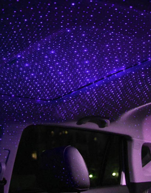 Load image into Gallery viewer, USB LED Star Projector Night Light, Auto Roof Lights, Adjustable Romantic Galaxy Flexible Interior Car Lights, Portable Night Lamp Decorations for Car, Ceiling, Bedroom, Party
