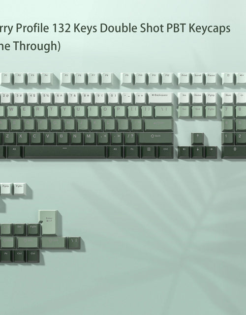 Load image into Gallery viewer, 168 Keys Double Shot PBT Keycap Custom Keycap Cherry Profile Keyboard Keycaps for Cherry Gateron MX Switches Gaming Keyboard
