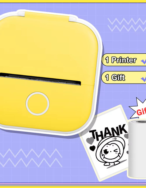 Load image into Gallery viewer, Phomemo T02 Pocket Printer Portable Thermal Printer Inkless Stickers Maker Mini Wireless Printer for Home School Office

