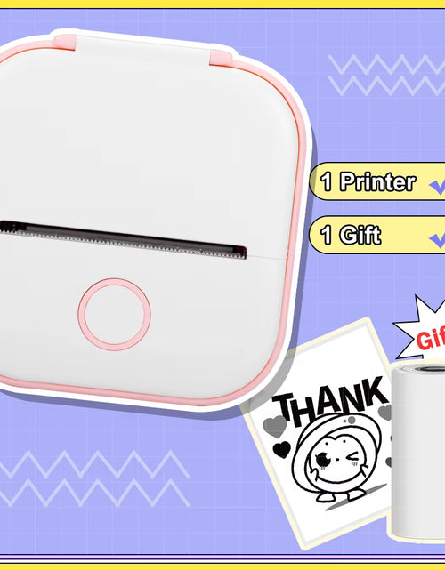 Load image into Gallery viewer, Phomemo T02 Pocket Printer Portable Thermal Printer Inkless Stickers Maker Mini Wireless Printer for Home School Office
