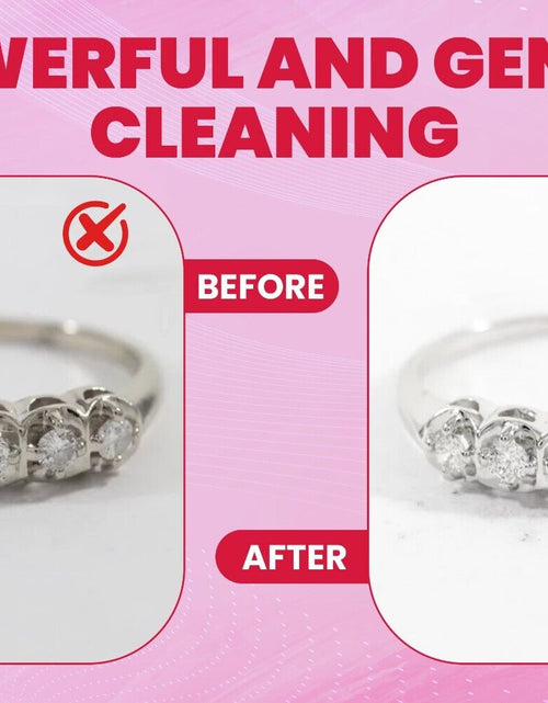Load image into Gallery viewer, JSP Gold Silver Jewelry Cleaner Solution Diamond Gem Dip Liquid Basket Brush
