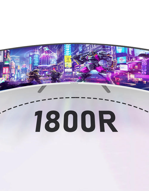 Load image into Gallery viewer, 27 Inch Curved Monitor 100Hz, PC White Computer Gaming Monitor FHD 1080P, 1800R, Frameless, Built-In Speakers
