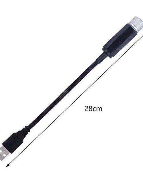 Load image into Gallery viewer, USB LED Star Projector Night Light, Auto Roof Lights, Adjustable Romantic Galaxy Flexible Interior Car Lights, Portable Night Lamp Decorations for Car, Ceiling, Bedroom, Party
