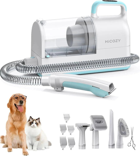 Pet Grooming Kit, Dog Clippers Tools Grooming Vacuum, Dog Hair Vacuum Suction,
